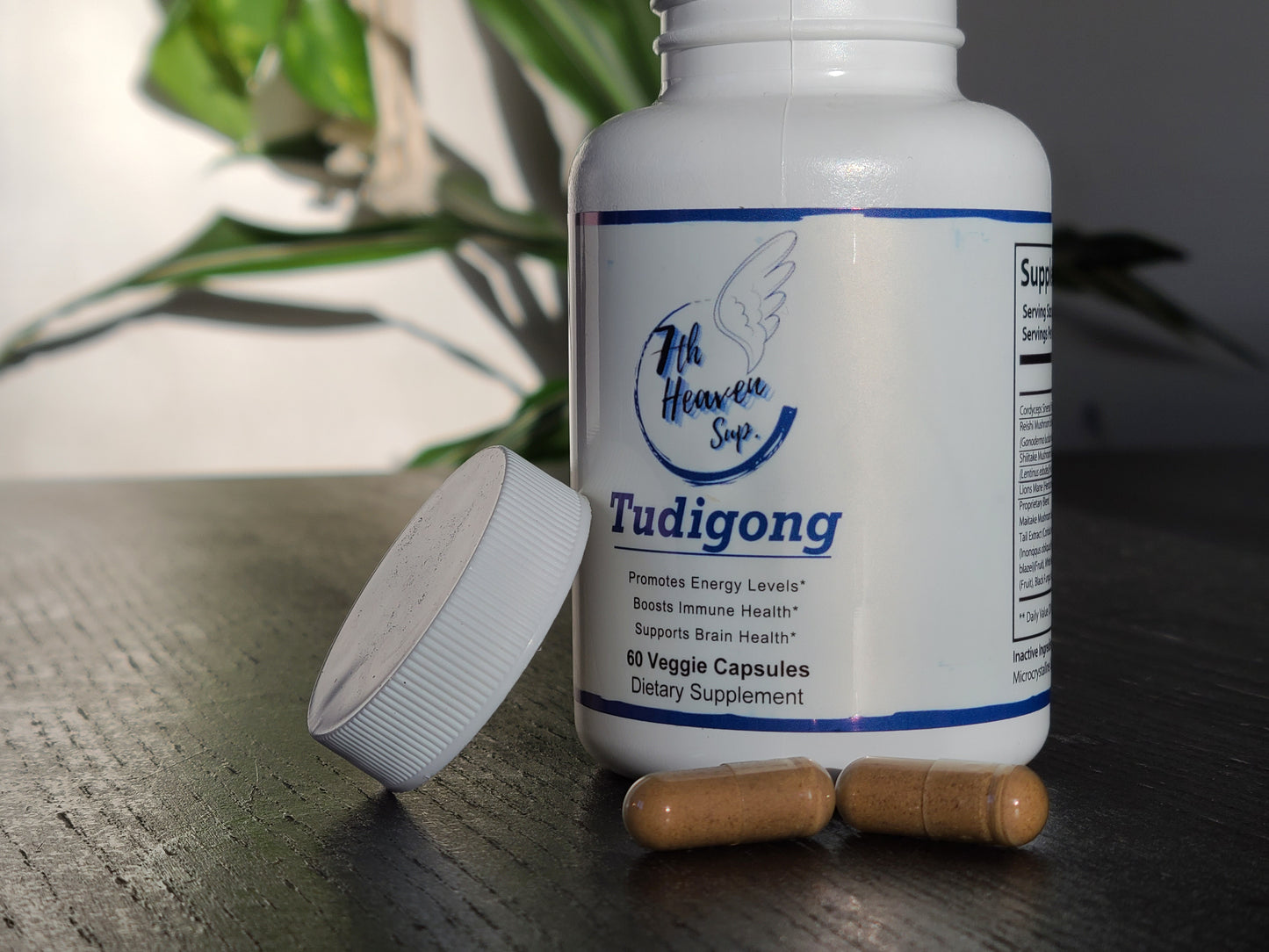Tudigong - Supplément de renforcement immunitaire aux champignons avec Chaga, Cordyceps, Reishi et Crinière de Lion