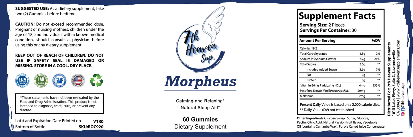 Morpheus - Sleep Well Gummies